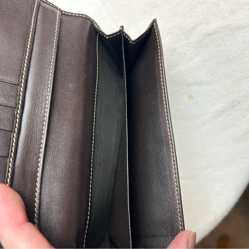 Gucci Authentic Canvas and Leather Wallet